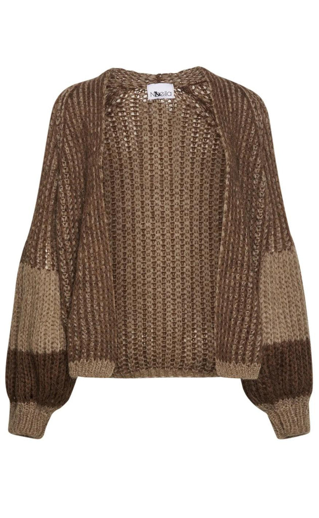 Noella sweater - Liana knit sweater - Brown/Camel