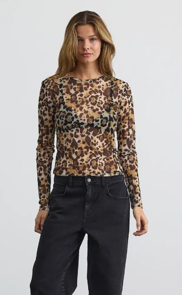 Noisy May Bluse - Judith L/S - Black Leo