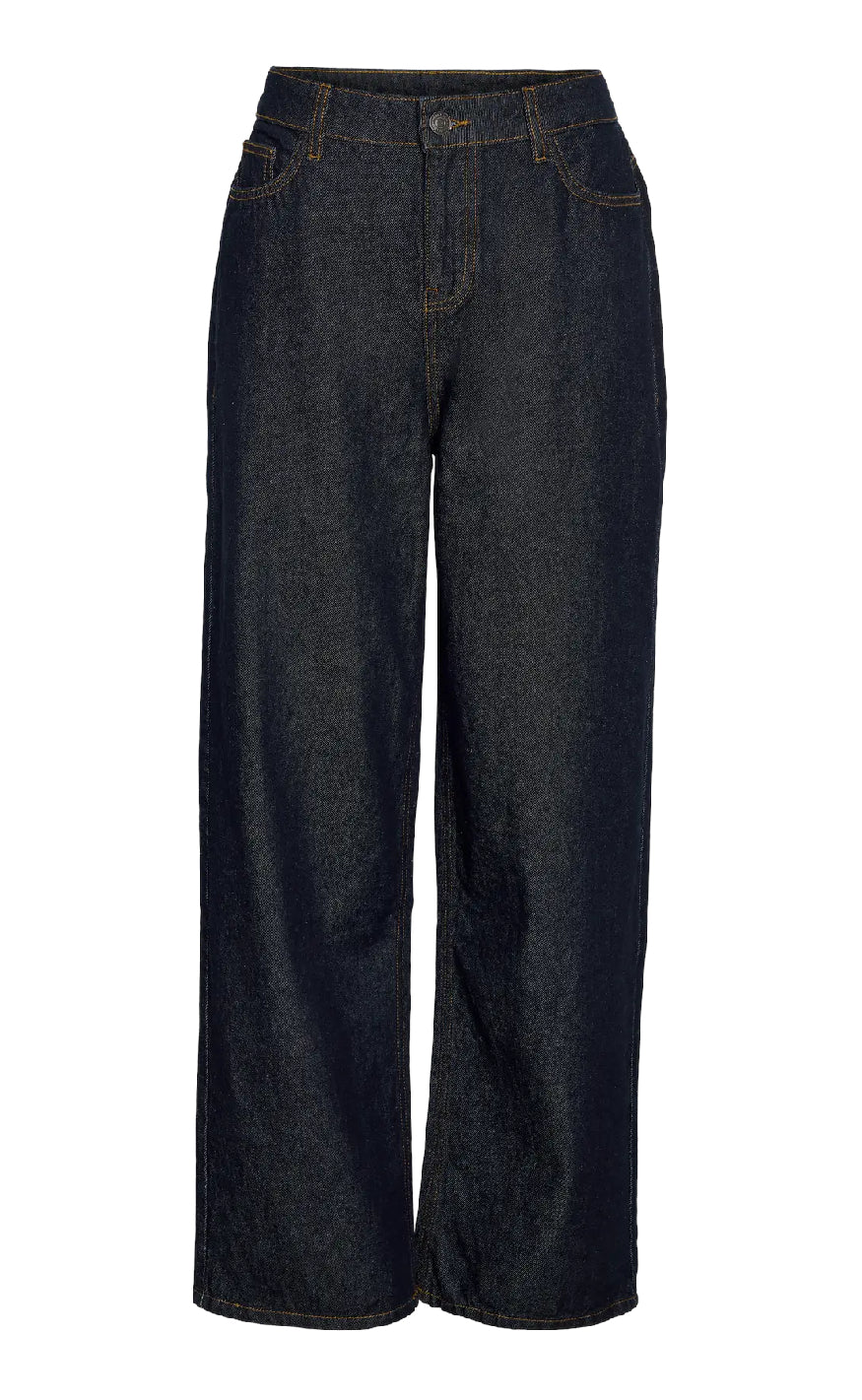 Noisy May Bukser - Alexa NW - Dark Blue Denim