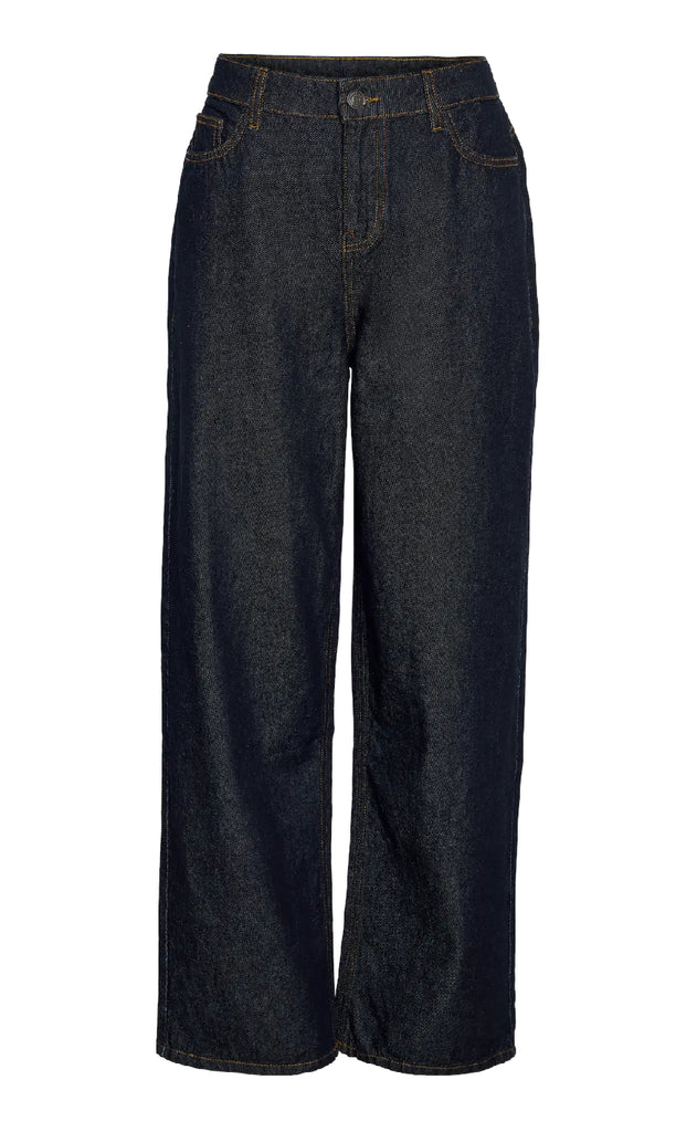 Noisy May Bukser - Alexa NW - Dark Blue Denim