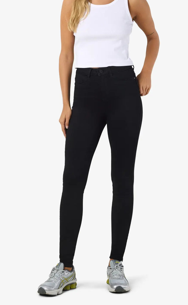 Noisy May Bukser - Callie Skinny - Black Denim