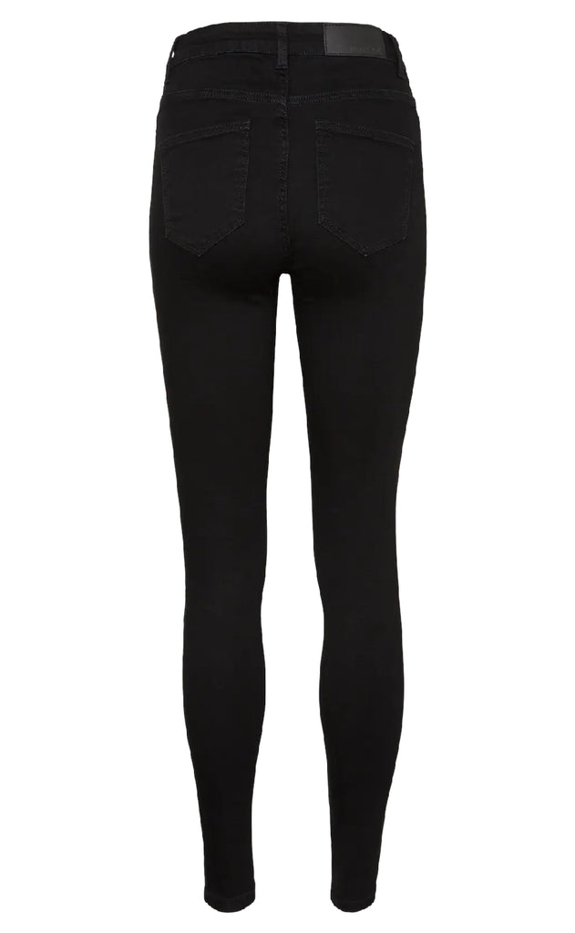 Noisy May Bukser - Callie Skinny - Black Denim