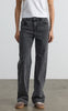 Noisy May Bukser - Yolanda NW Wide - Dark Grey Denim