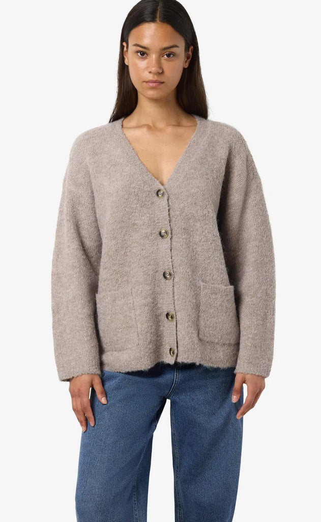 Noisy May Cardigan - Dolly - Silver Mink