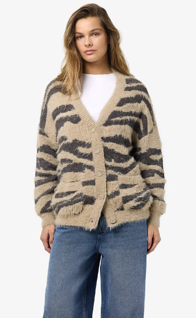 Noisy May Cardigan - Flynn - Obsidian Zebra