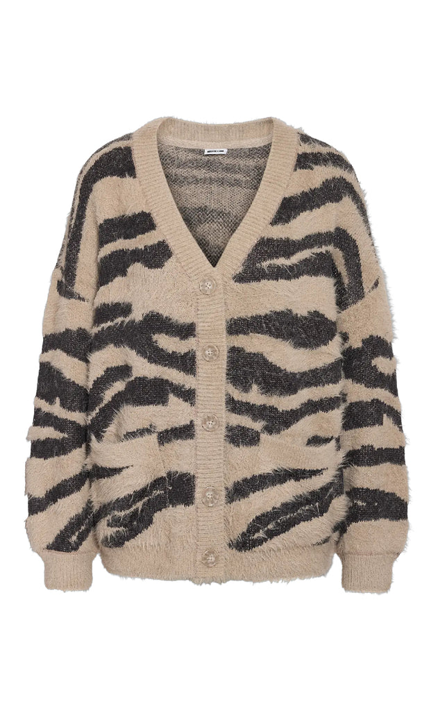Noisy May Cardigan - Flynn - Obsidian Zebra