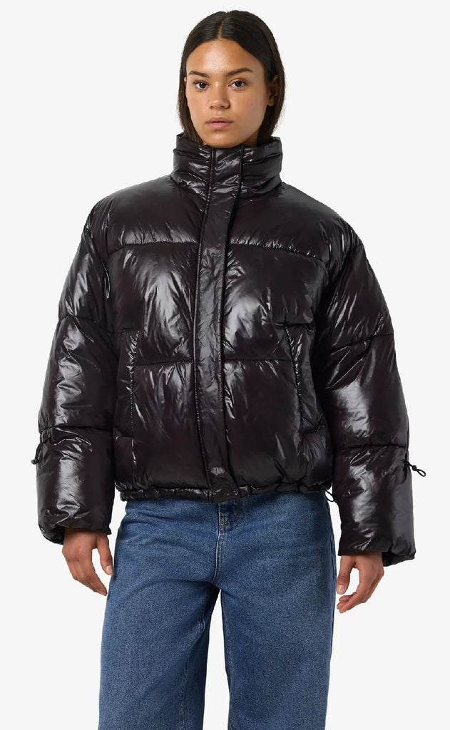 Noisy May Jakke - Allie Shiny - Black