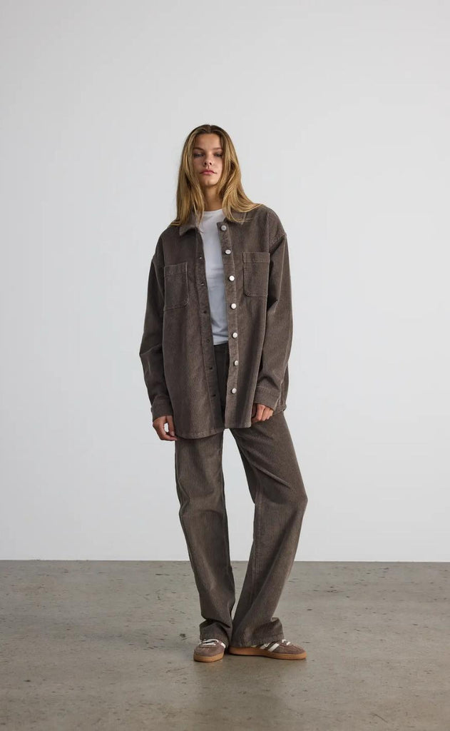 Noisy May Jakke - Cord Alva - Morel