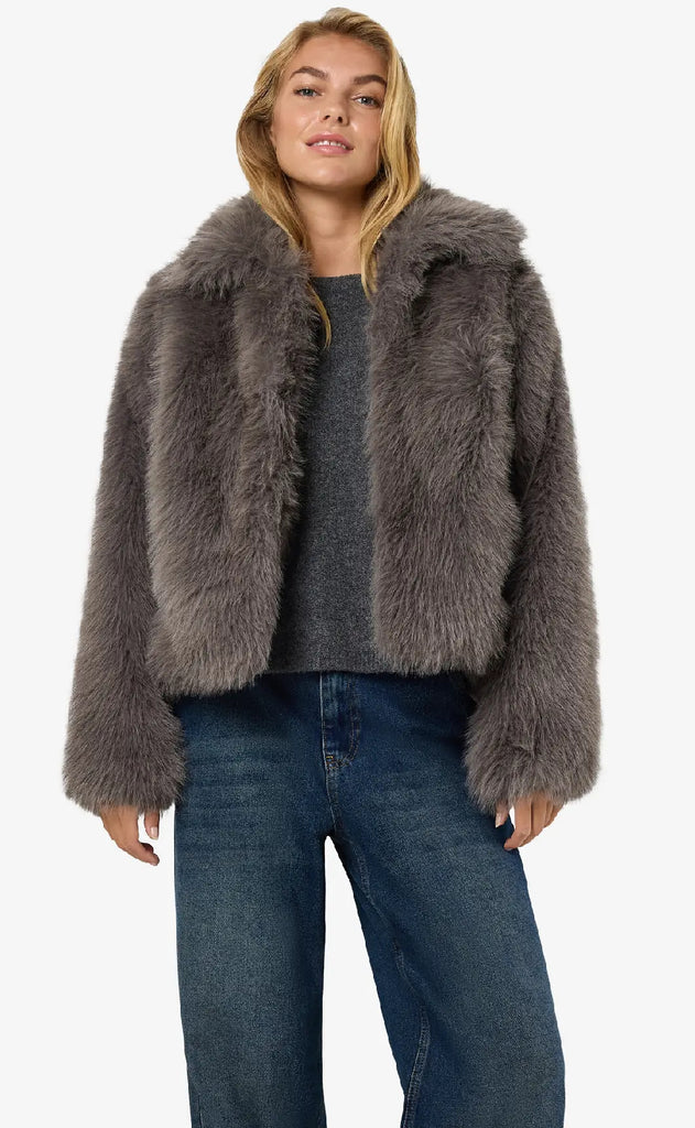 Noisy May Jakke - Evie - Charcoal Gray