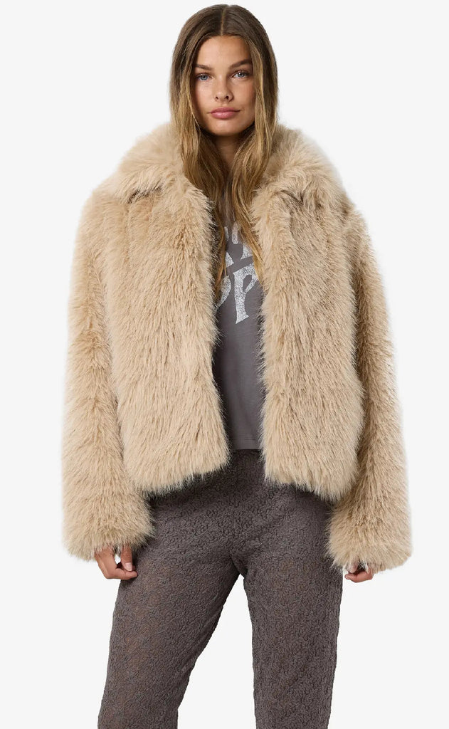 Noisy May Jakke - Evie - Oatmeal