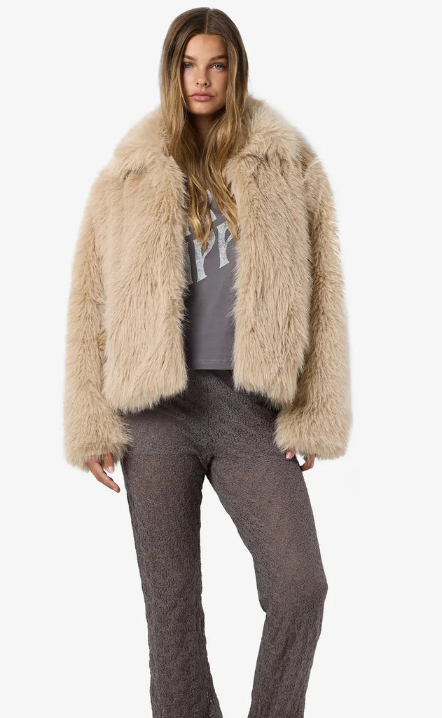 Noisy May Jakke - Evie - Oatmeal