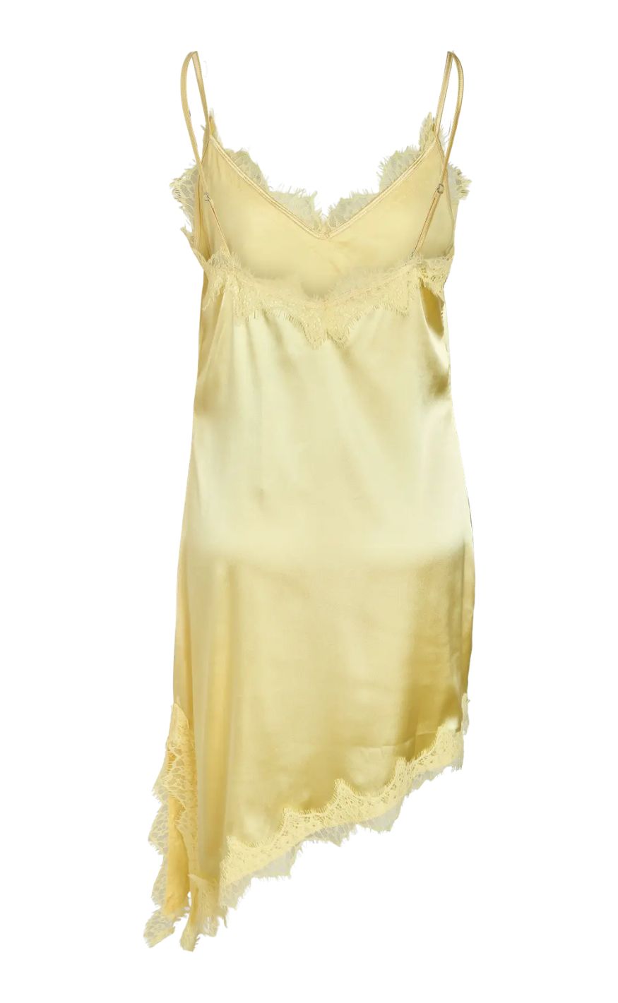 Noisy May Kjole - Sofie Satin Lace - French Vanilla