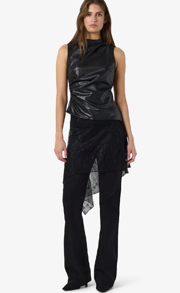 Noisy May Nederdel - Ida Elasticated Lace - Black