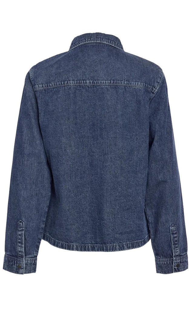Noisy May Skjorte - Signe - Medium Blue Denim