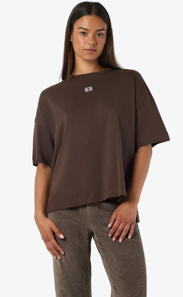 Noisy May T-shirt - Kim - Chocolate Brown