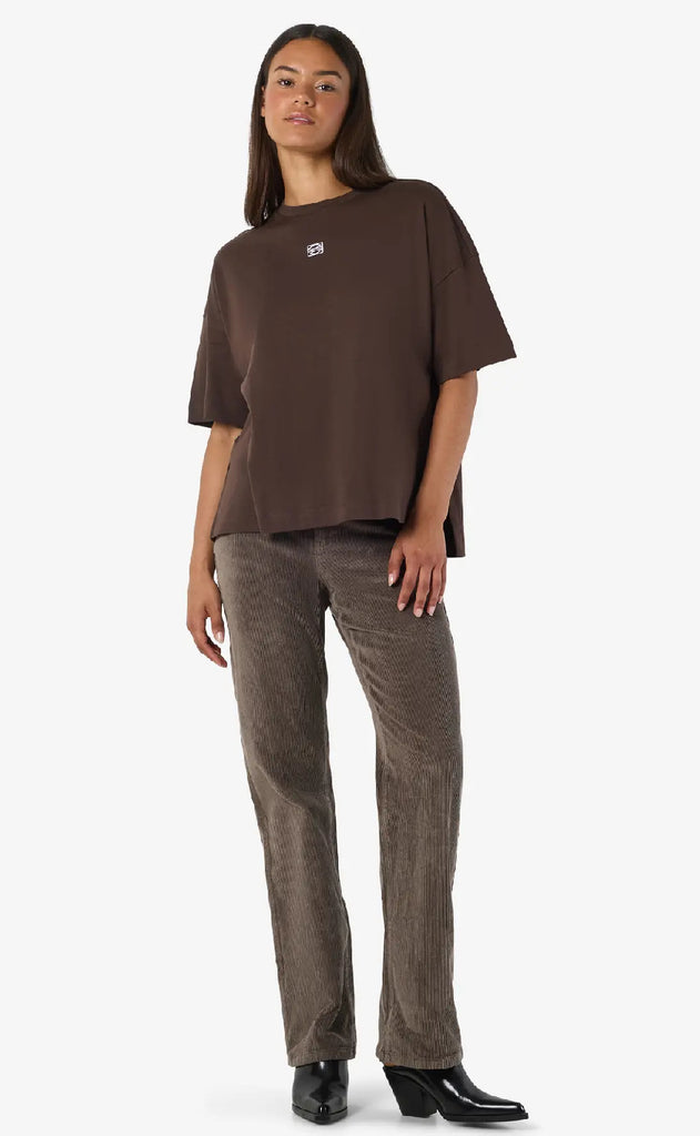 Noisy May T-shirt - Kim - Chocolate Brown