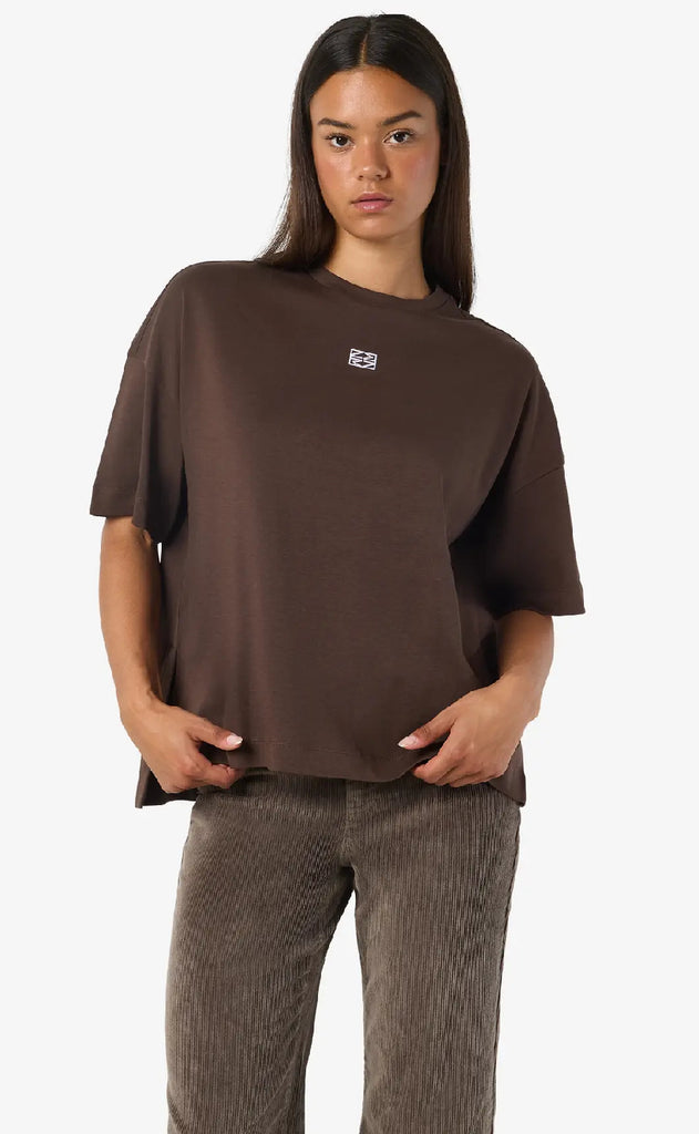 Noisy May T-shirt - Kim - Chocolate Brown