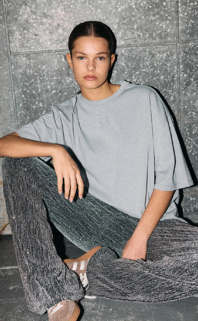 Noisy May T-shirt - Nadine - Light Grey Melange