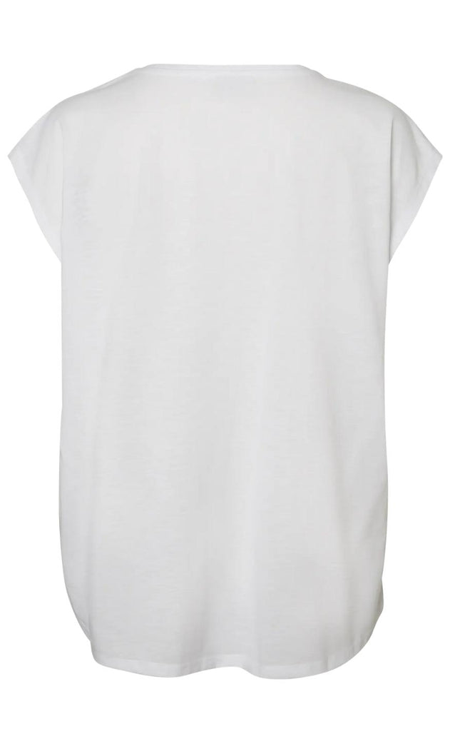 Noisy May Top - Mathilde - Bright White