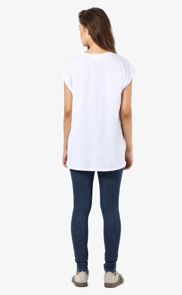 Noisy May Top - Mathilde - Bright White