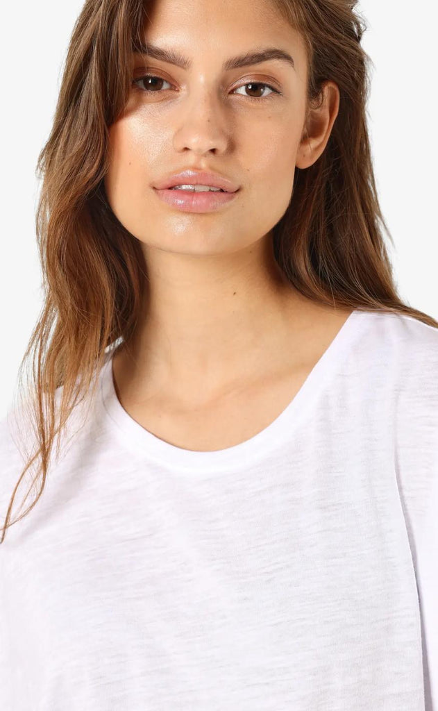 Noisy May Top - Mathilde - Bright White