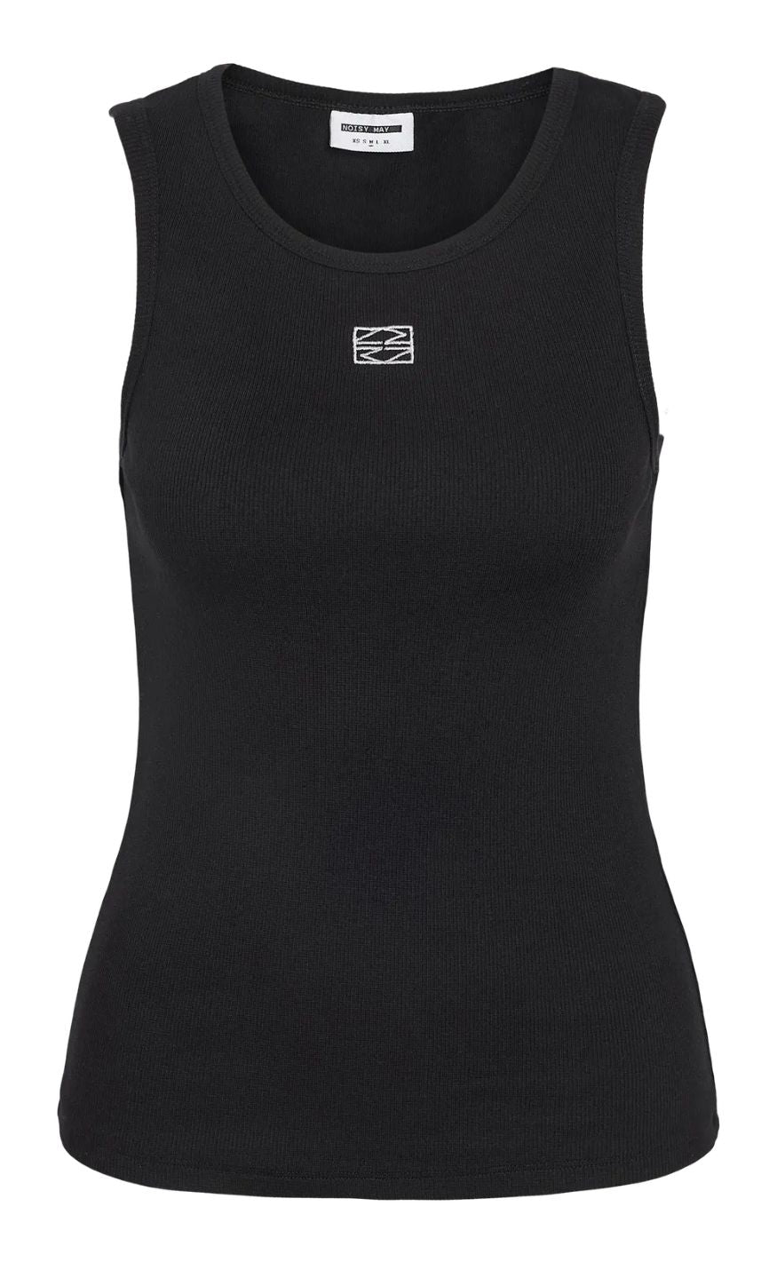 Noisy May Top - Maya Regular Tank - Black