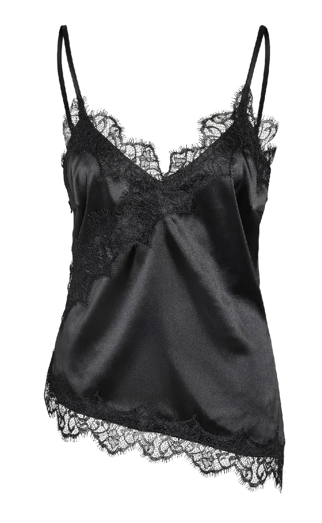 Noisy May Top - Sofie Satin - Black