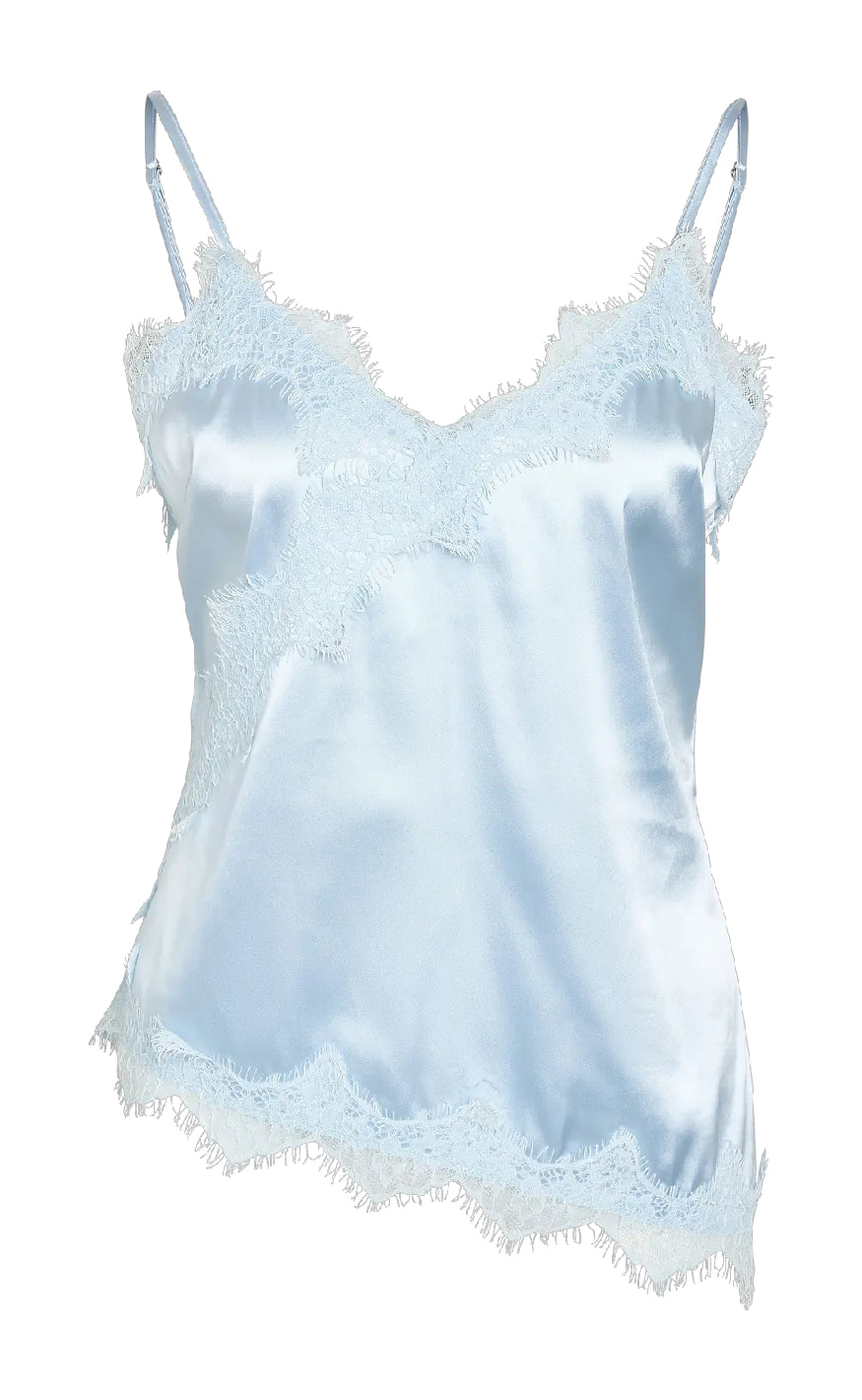 Noisy May Top - Sofie Satin - Cerulean