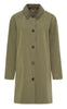 Notyz Frakke - Coat w. Corduroy Collar - Dusty Olive