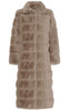 Notyz Jakke - Fake Fur Long - Sand