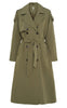 Notyz Jakke - Regnjakke Trenchcoat - Dusty Olive