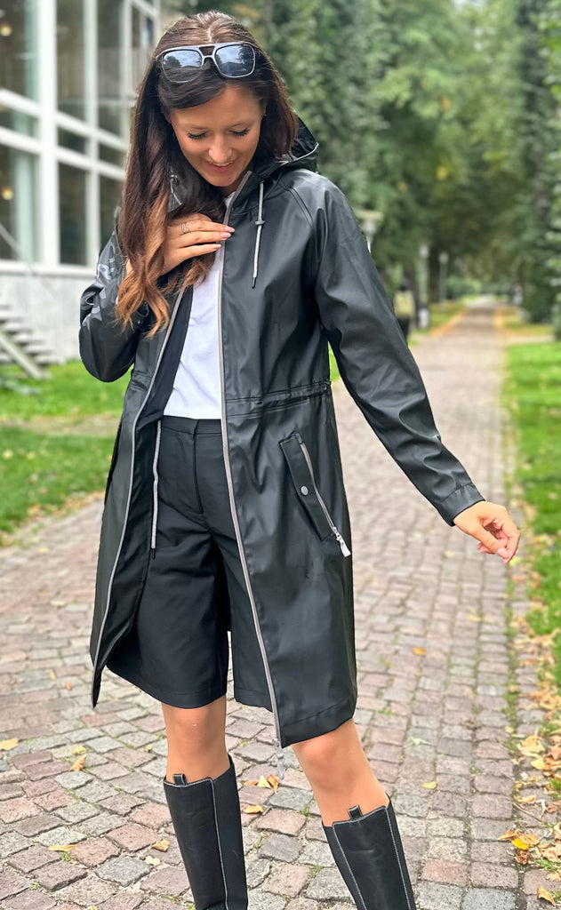 Notyz Regnjakke - Raincoat - Black
