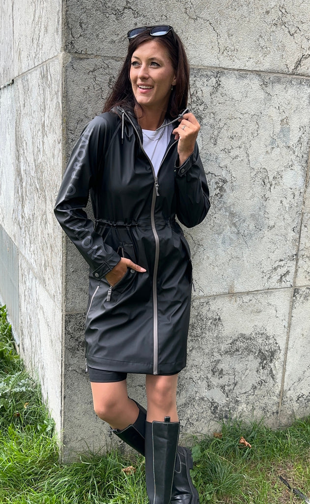Notyz Regnjakke - Raincoat - Black
