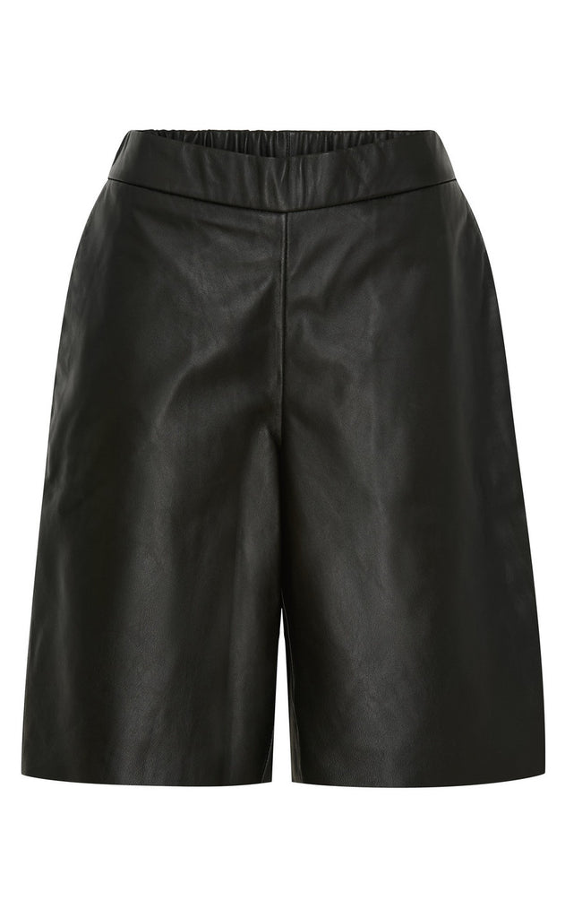 Notyz Shorts - Bermuda Leather - Black