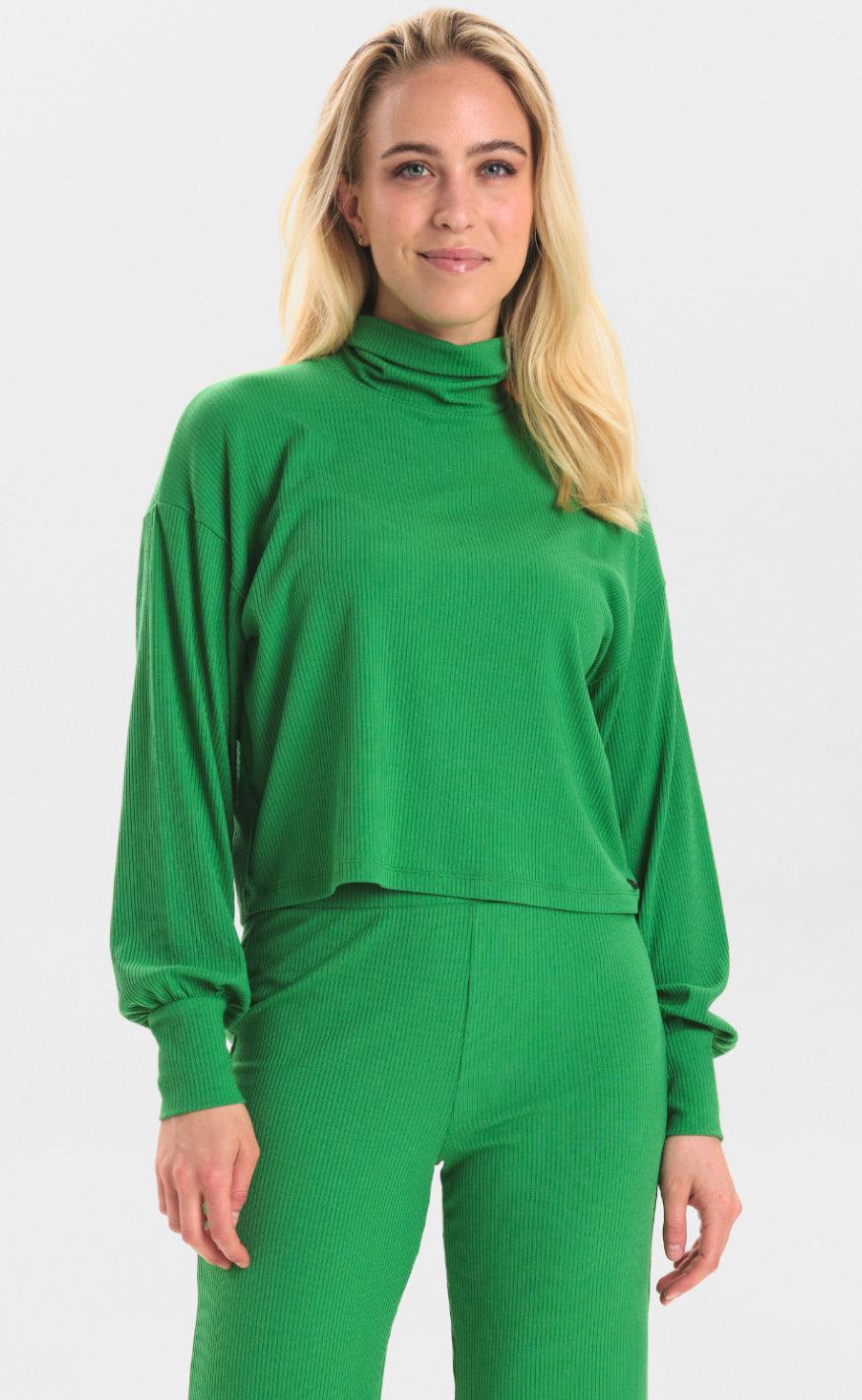 Nümph Bluse - Cardi Crop - Leprechaun