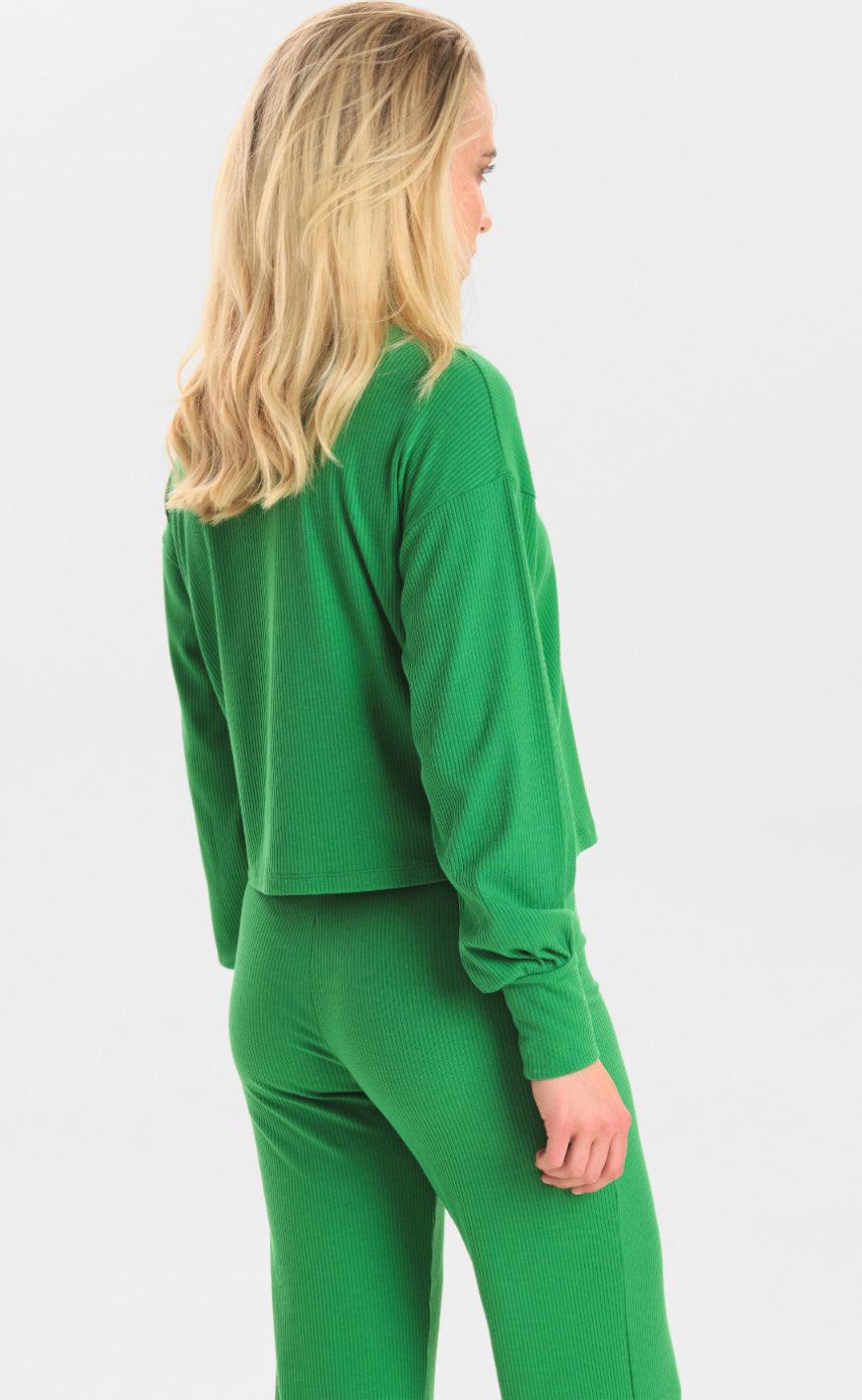 Nümph Bluse - Cardi Crop - Leprechaun