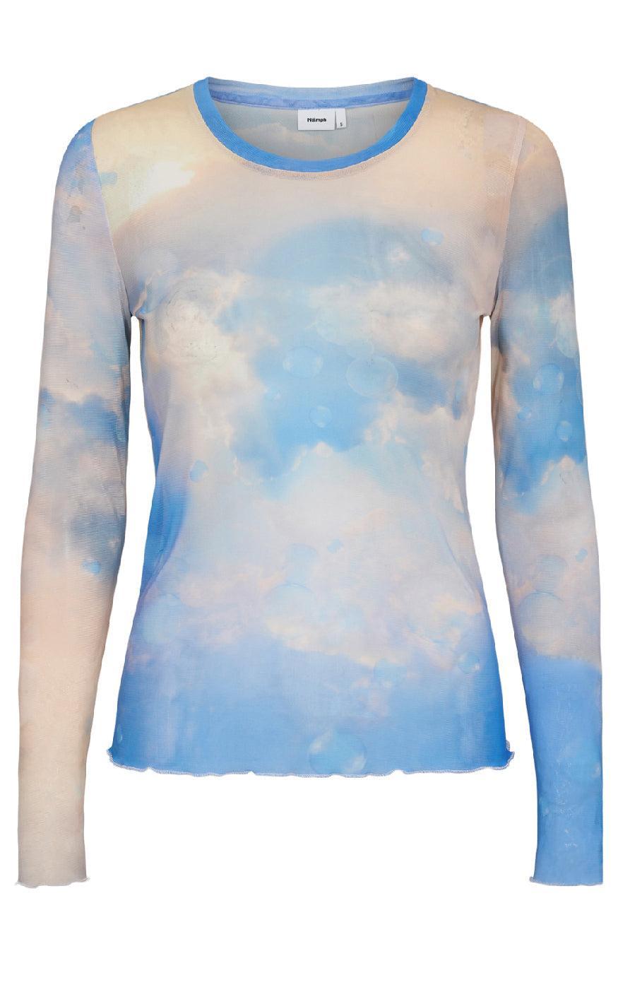 Nümph Bluse - Cloudya - Cerulean