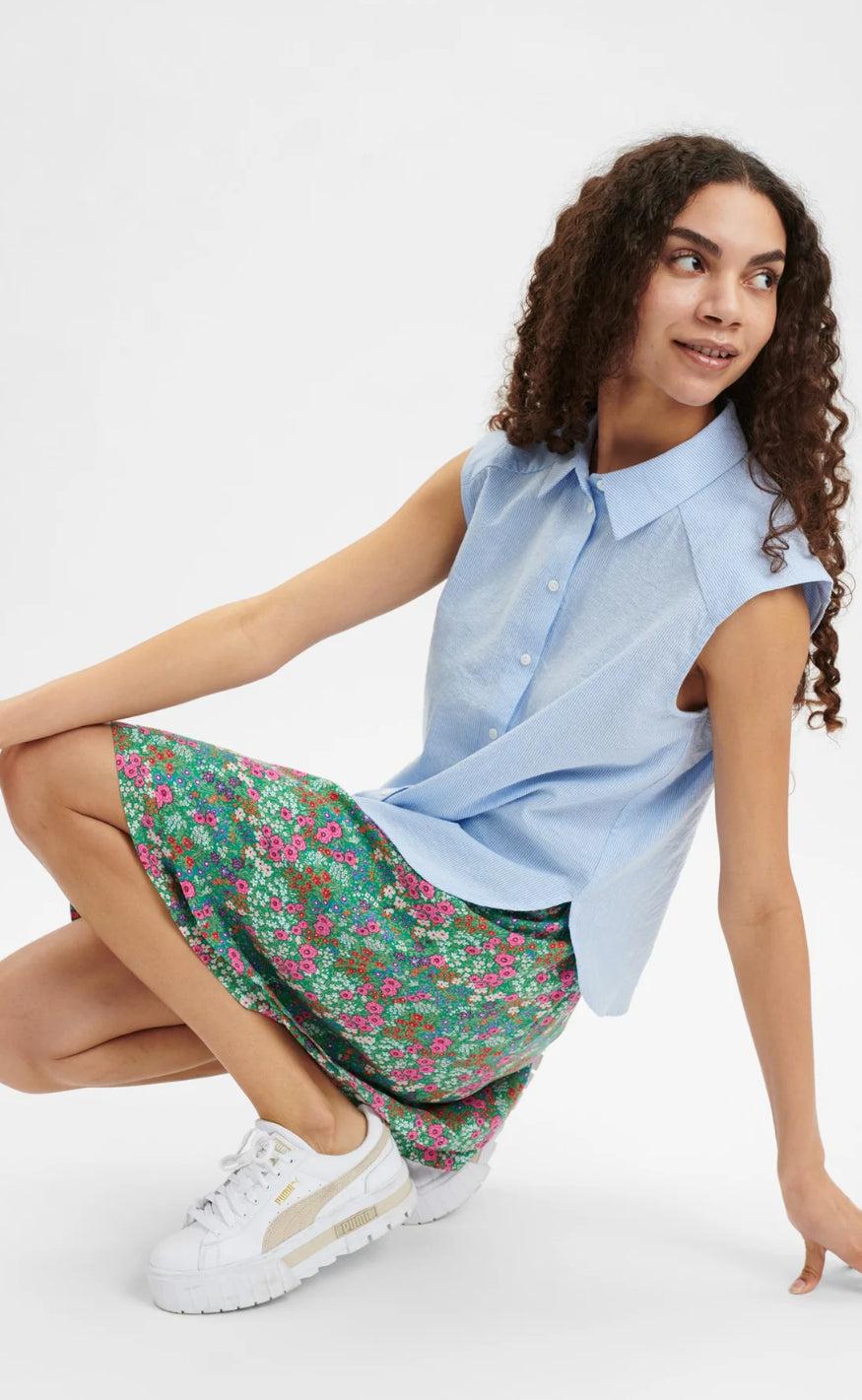 Nümph Bluse - Cora - Blue Bell