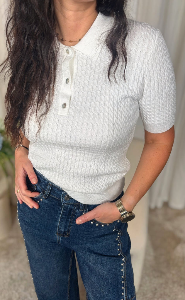 Nümph Bluse - Mimi - Cloud Dancer