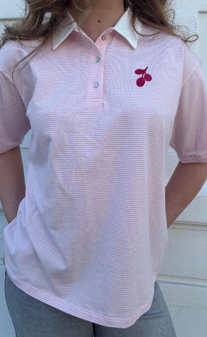 Nümph Bluse - Pippi Polo - Blush Bride