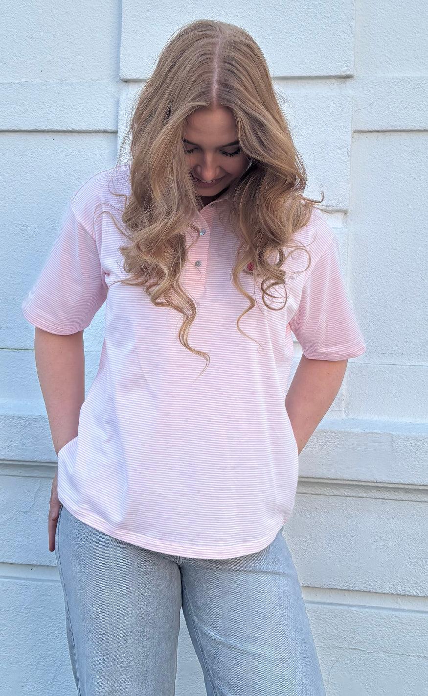 Nümph Bluse - Pippi Polo - Blush Bride