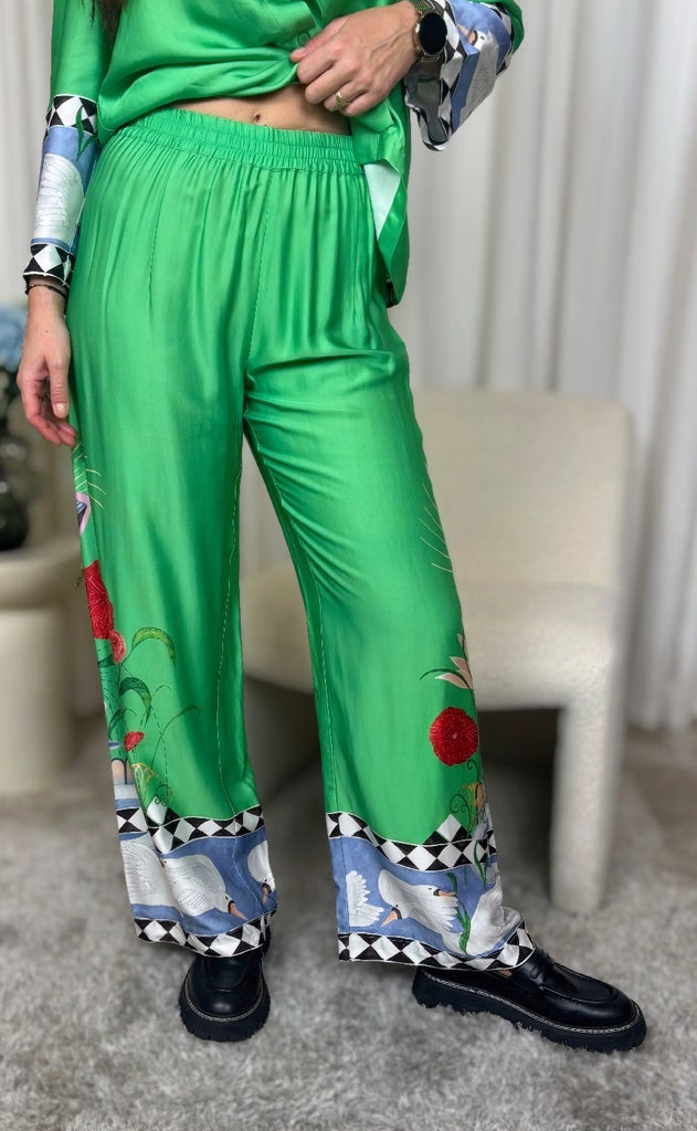 Nümph Bukser - Adelina - Vibrant Green