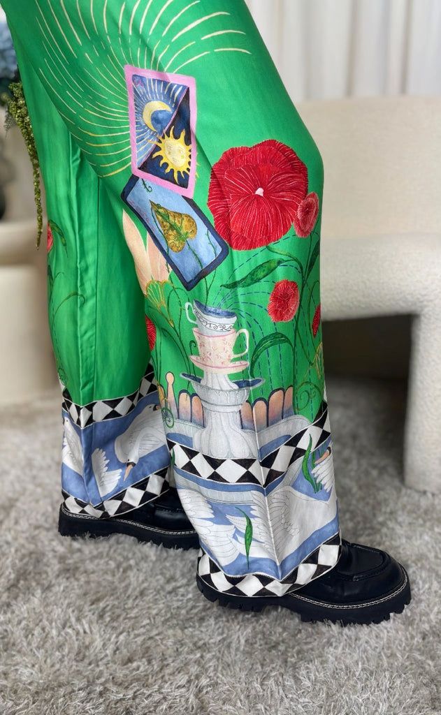 Nümph Bukser - Adelina - Vibrant Green