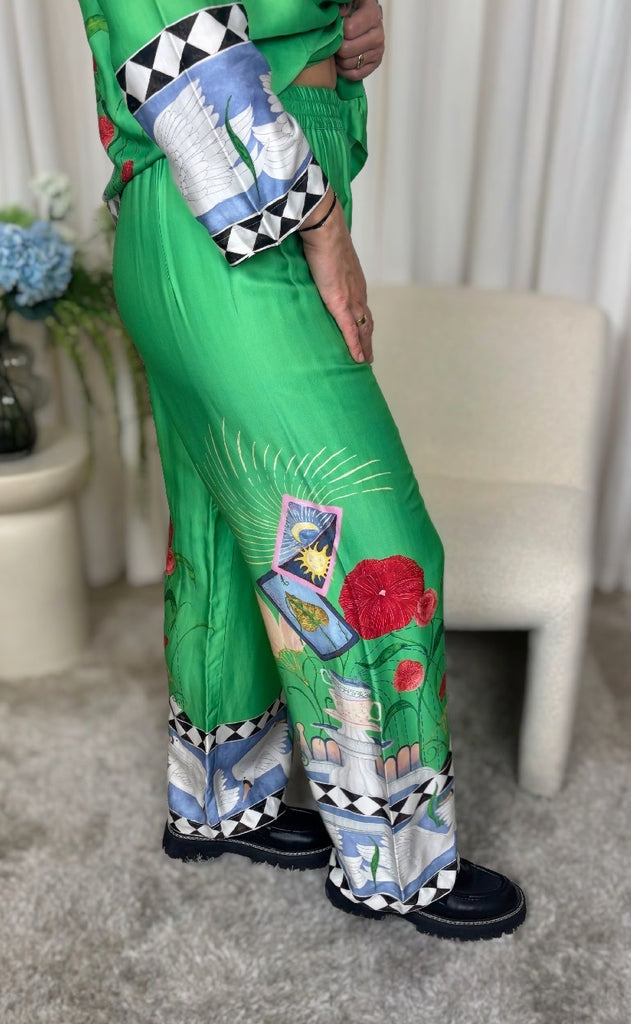 Nümph Bukser - Adelina - Vibrant Green