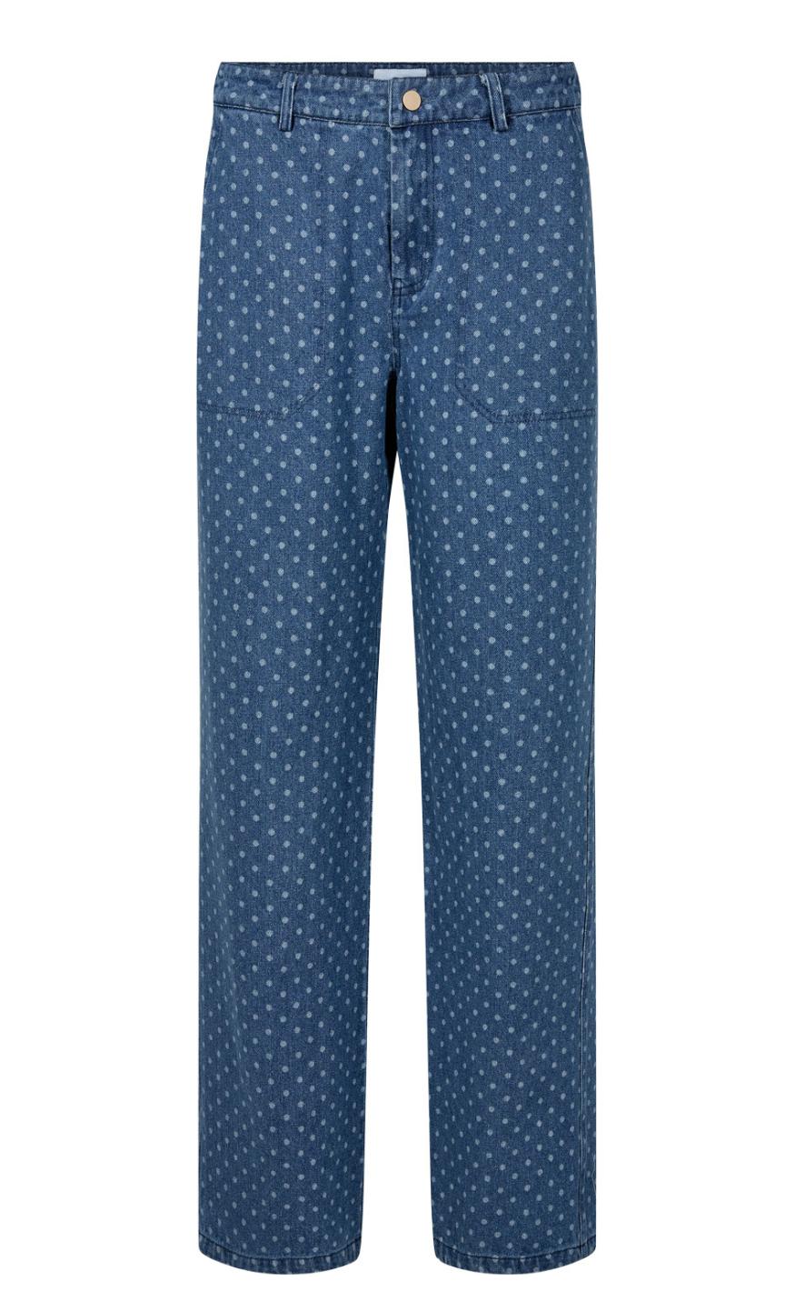 Nümph Bukser - Haddie - Medium Blue Denim