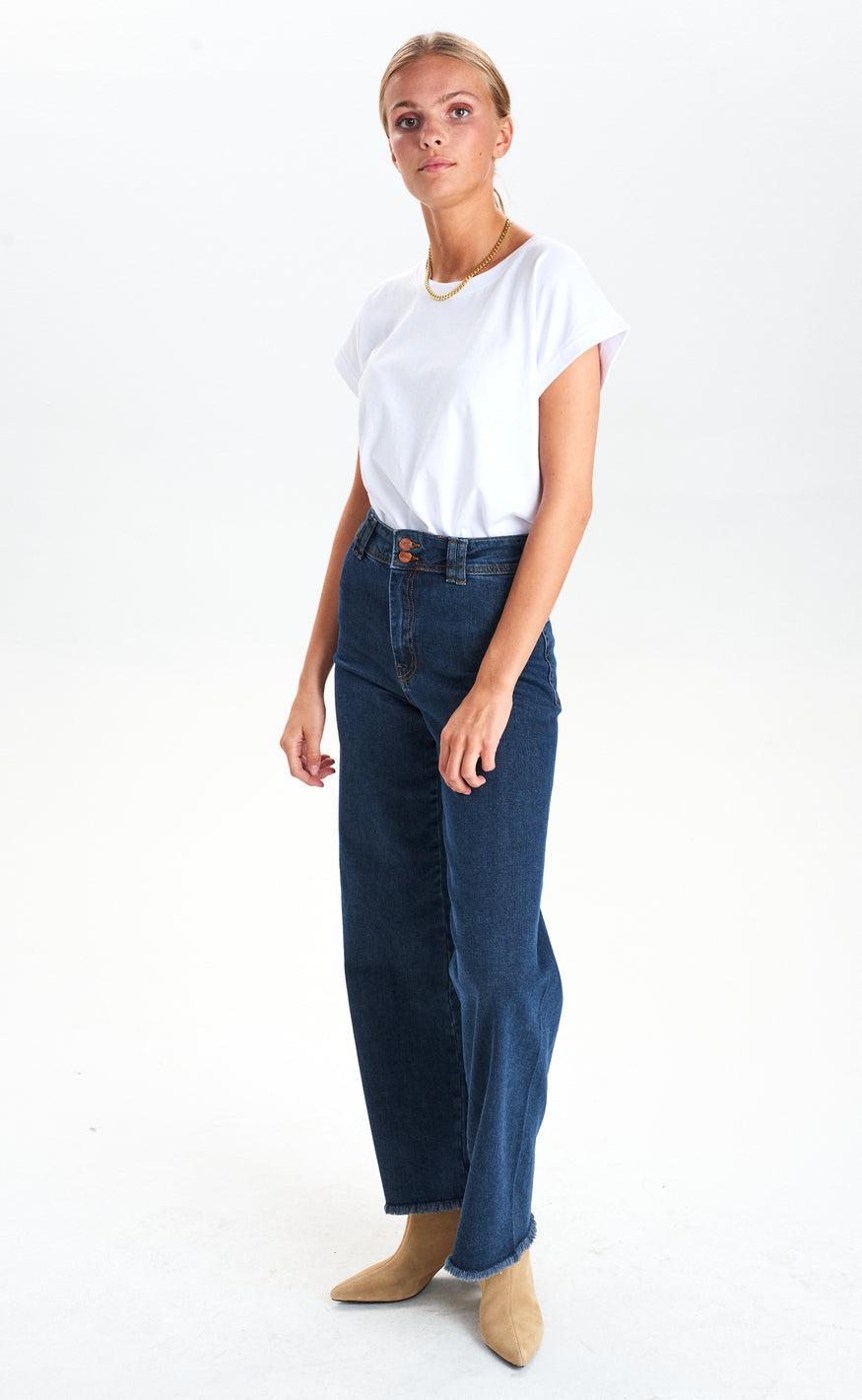 Nümph Bukser - Natasja - Dark Blue Denim
