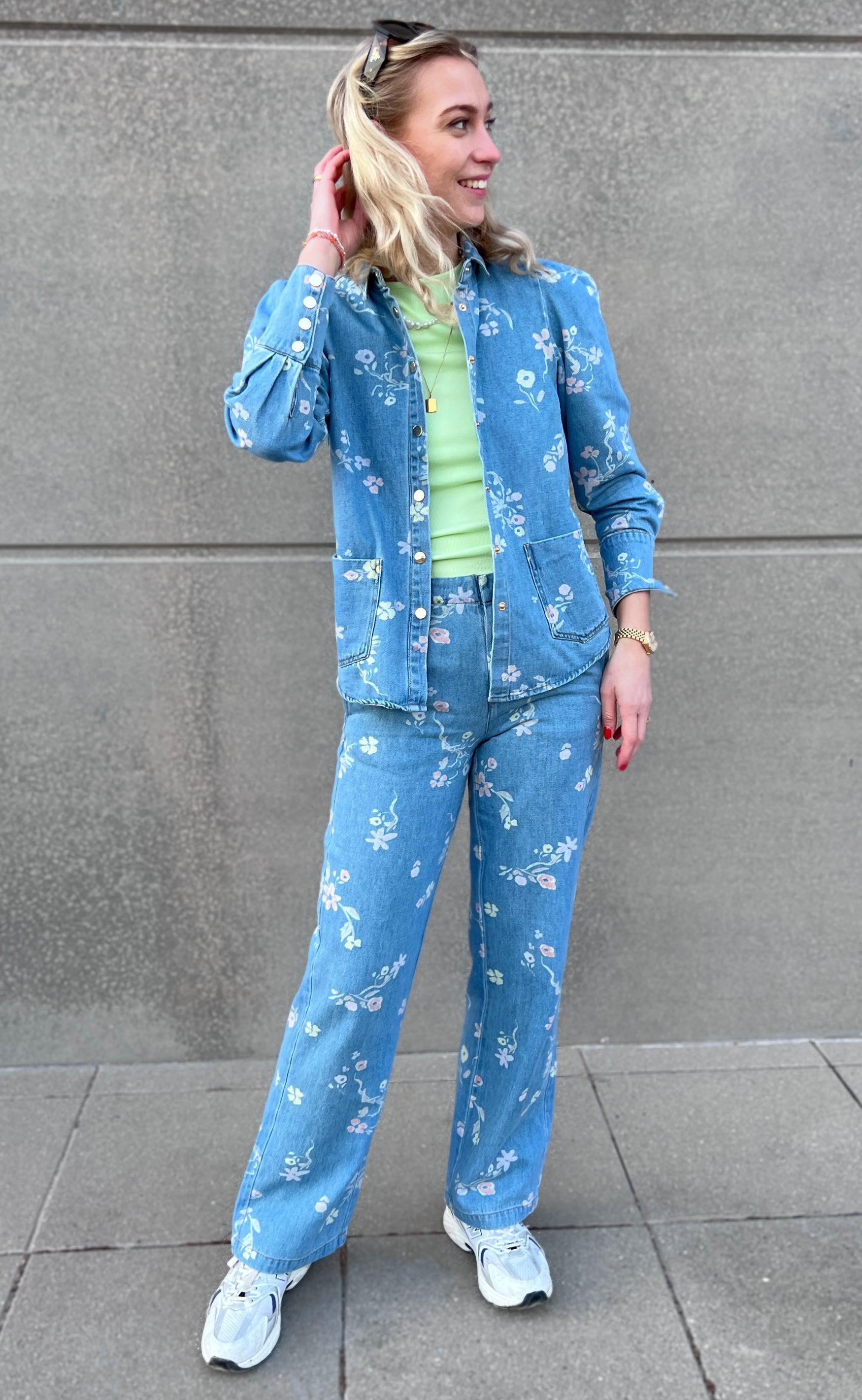 Nümph Bukser - Petra - Light Blue