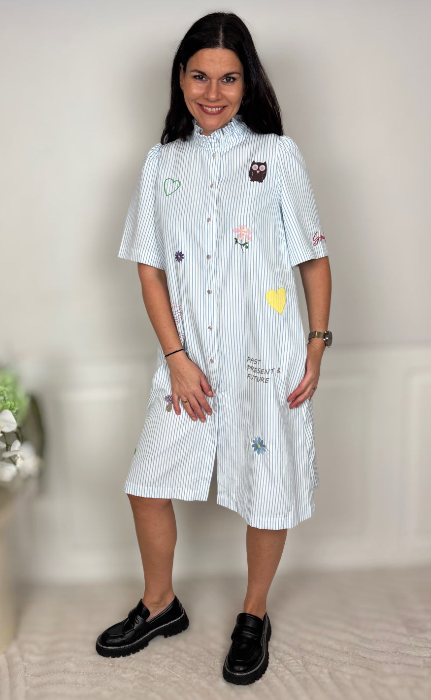 Nümph Kjole - Ashley - Airy Blue