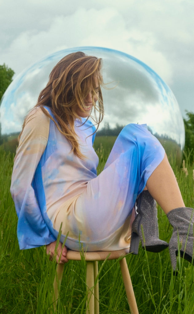 Nümph Kjole - Cloudya - Cerulean