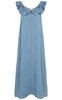 Nümph Kjole - Elida - Light Blue Denim